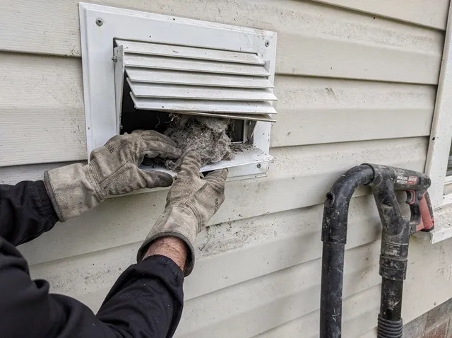 Dryer Exhaust Vent Cleaning in Belmont
