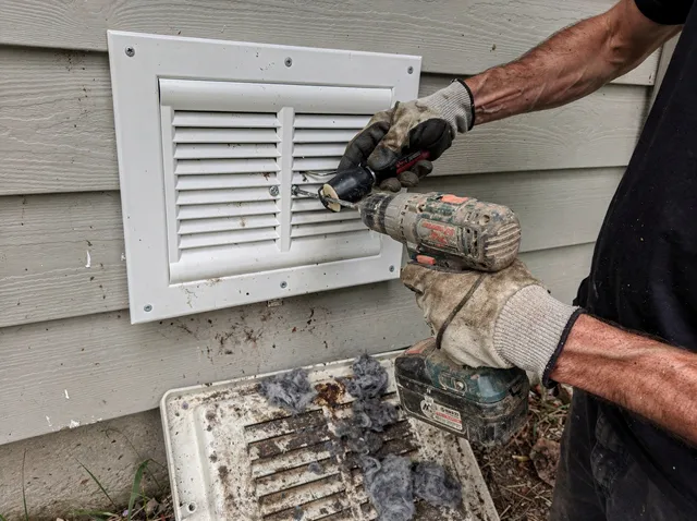 Dryer Vent Cover Replacement in Belmont