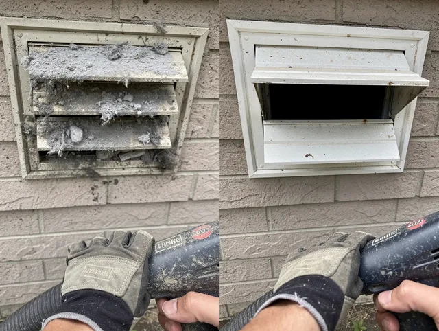 Professional dryer exhaust vent cleaning by Belmont Dryer Vent Cleaning in Belmont