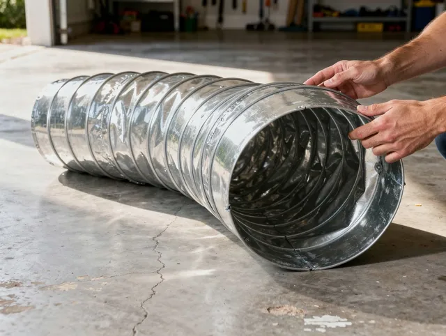 Belmont Dryer Vent Cleaning specialist using advanced equipment for thorough duct cleaning in Belmont